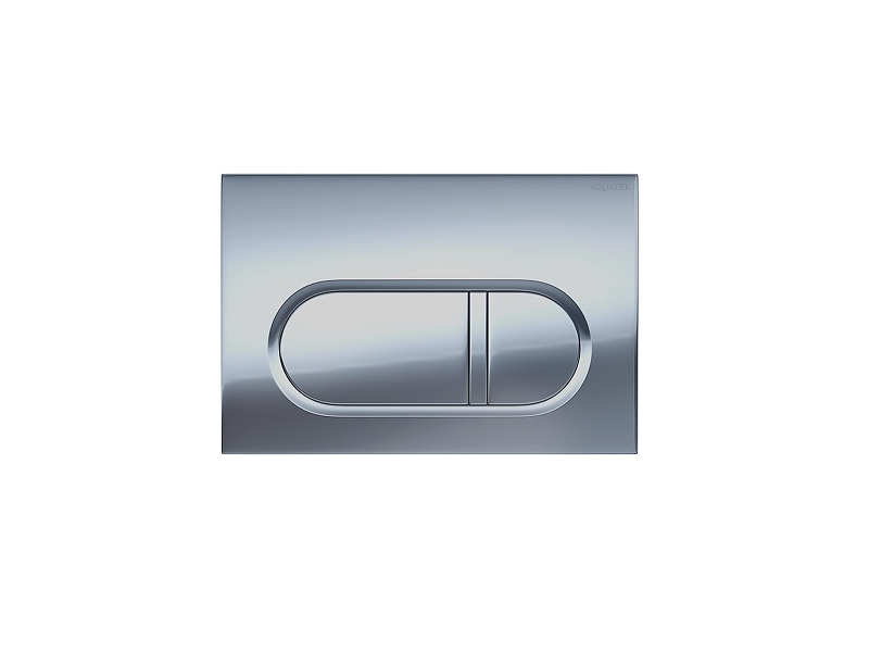 Клавиша смыва Aquatek KDI-0000044 цвет Хром матовый