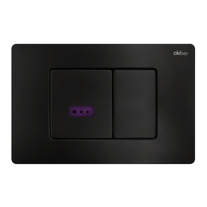 Клавиша смыва Abber AC0122SMB цвет Черный матовый