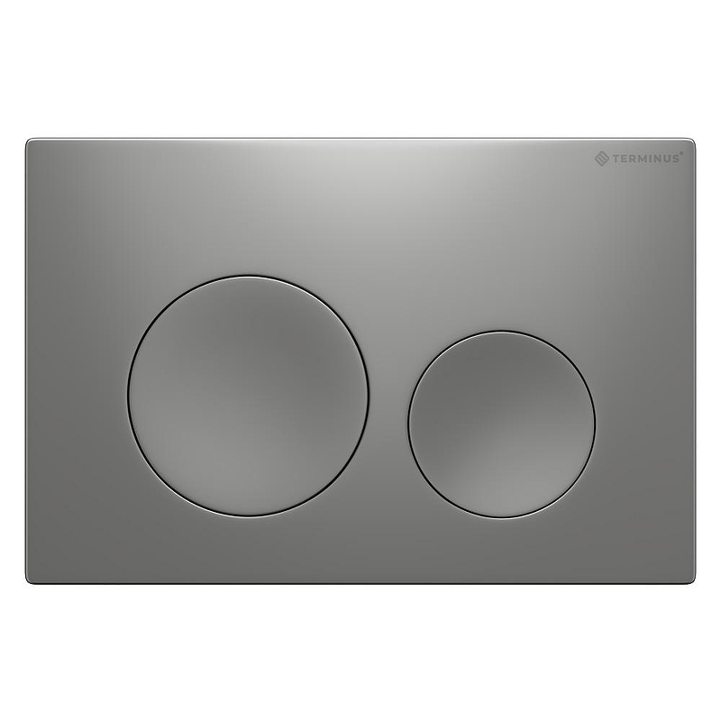 Клавиша смыва Terminus 62K24х16M цвет Хром матовый