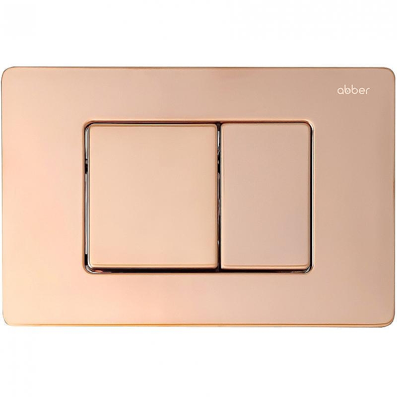 Клавиша смыва Abber AC0120RG Золото розовое