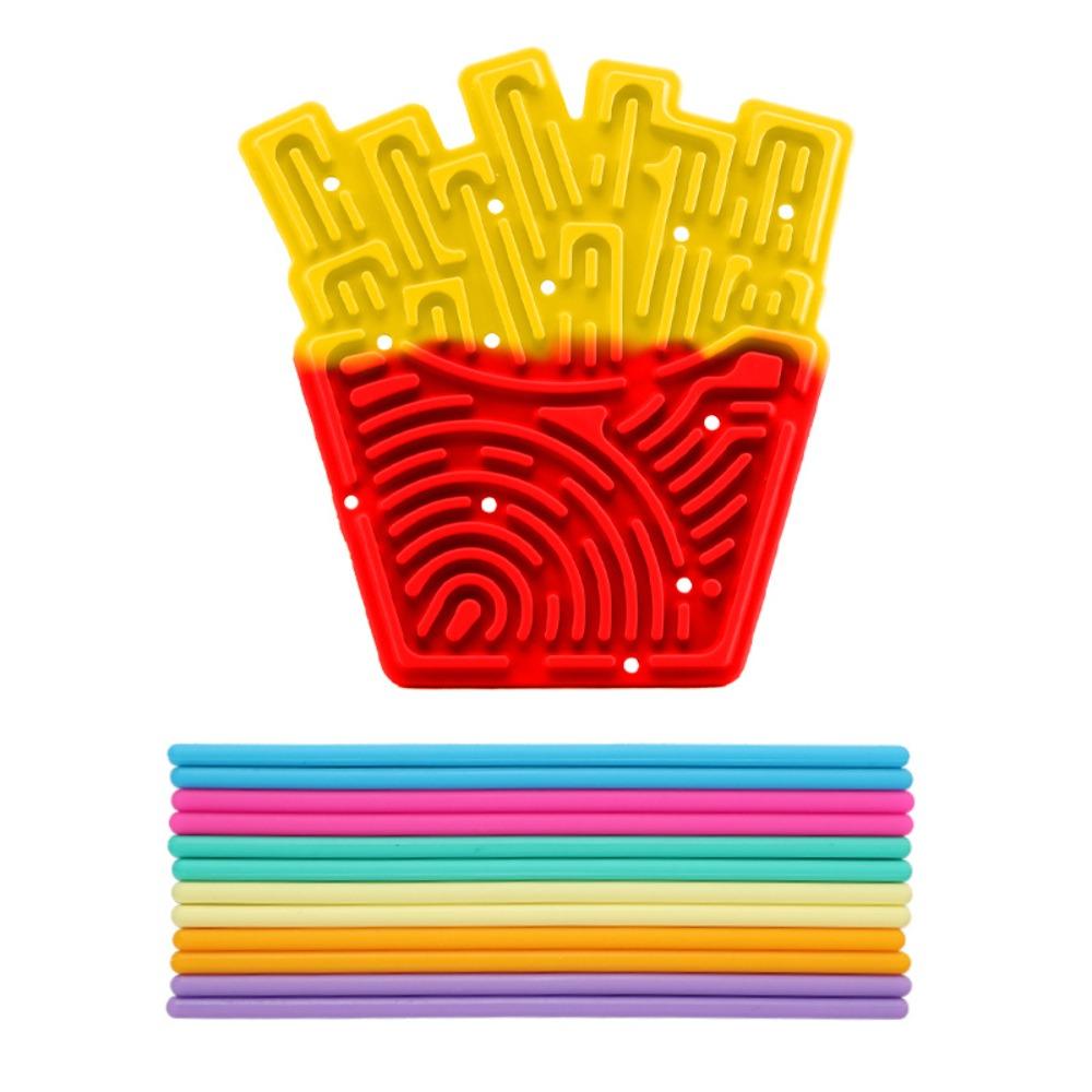 Силиконовая бесшумная сенсорная доска Моторика Дети Развивающая доска Сенсорная доска Сенсорная активность Дети Взрослые style A