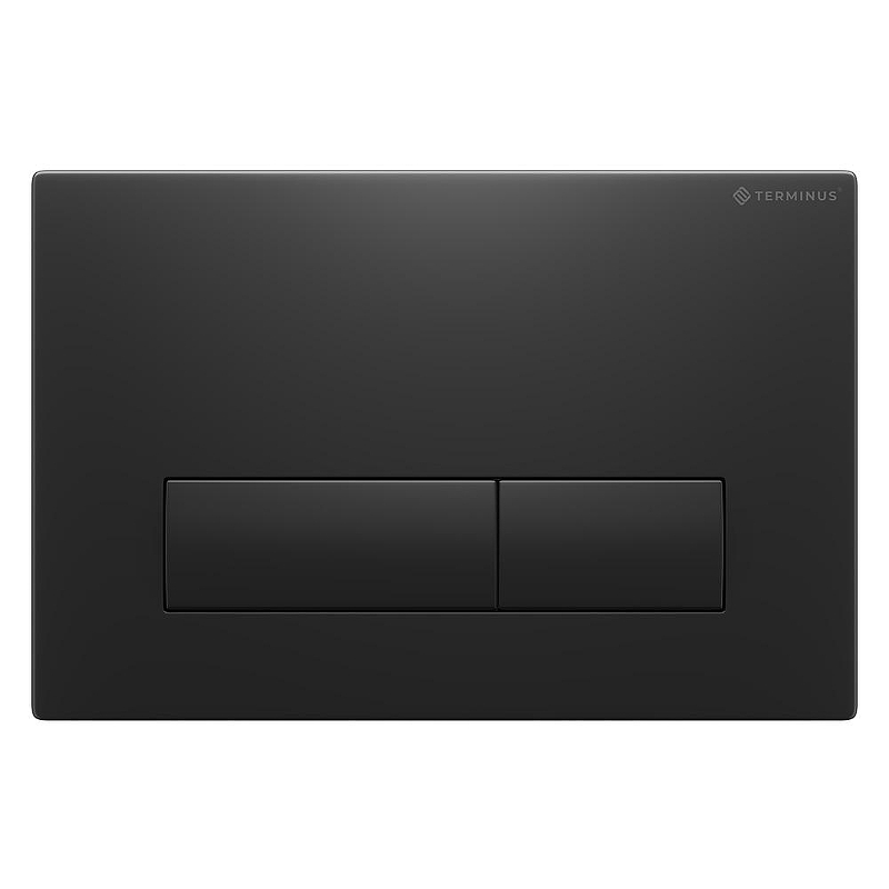 Клавиша смыва Terminus 72K24х16B цвет Черный матовый