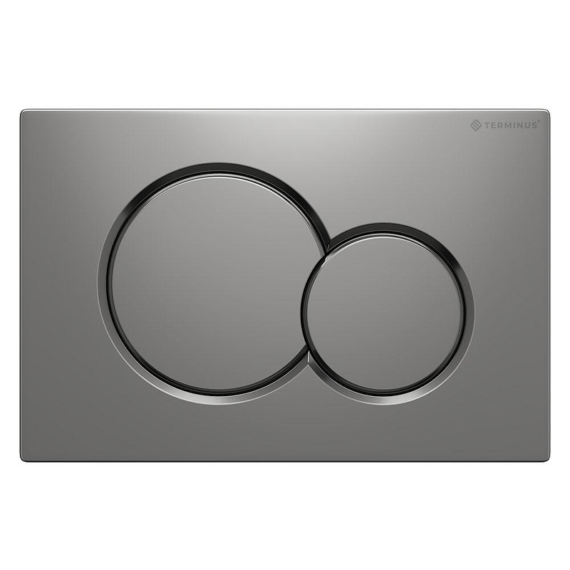 Клавиша смыва Terminus 52K24х16M цвет Хром матовый