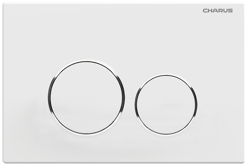 Клавиша смыва Charus Spazio FP.330.12.01 цвет Белый матовый